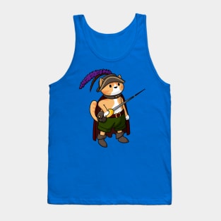 Cat musketeer Tank Top